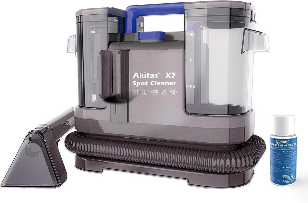 Test : shampouineuse Akitas X7 600W et sa fonction autonettoyante