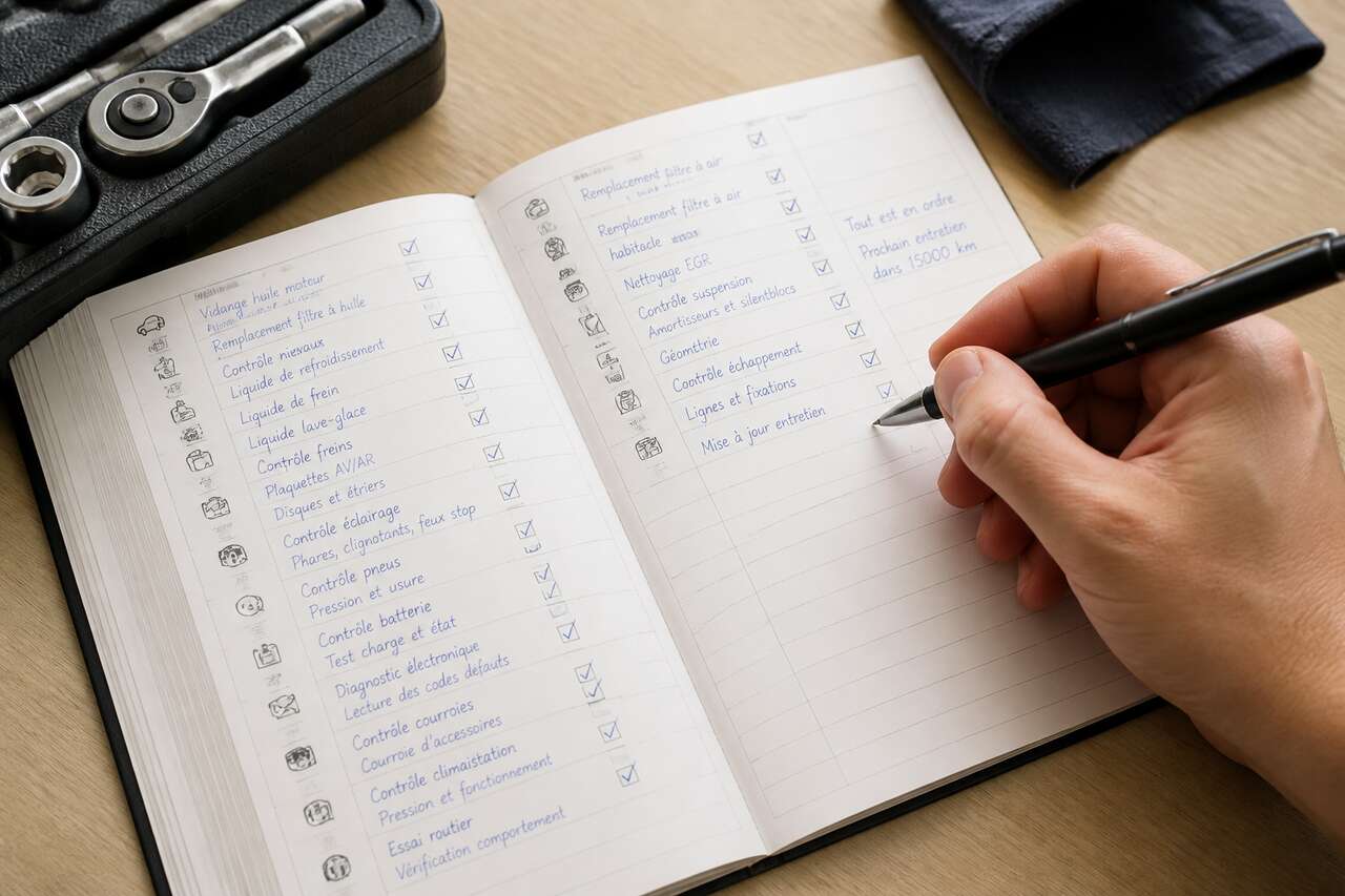 Checklist d’entretien : la liste des éléments à vérifier Checklist d’entretien : la liste des éléments à vérifier