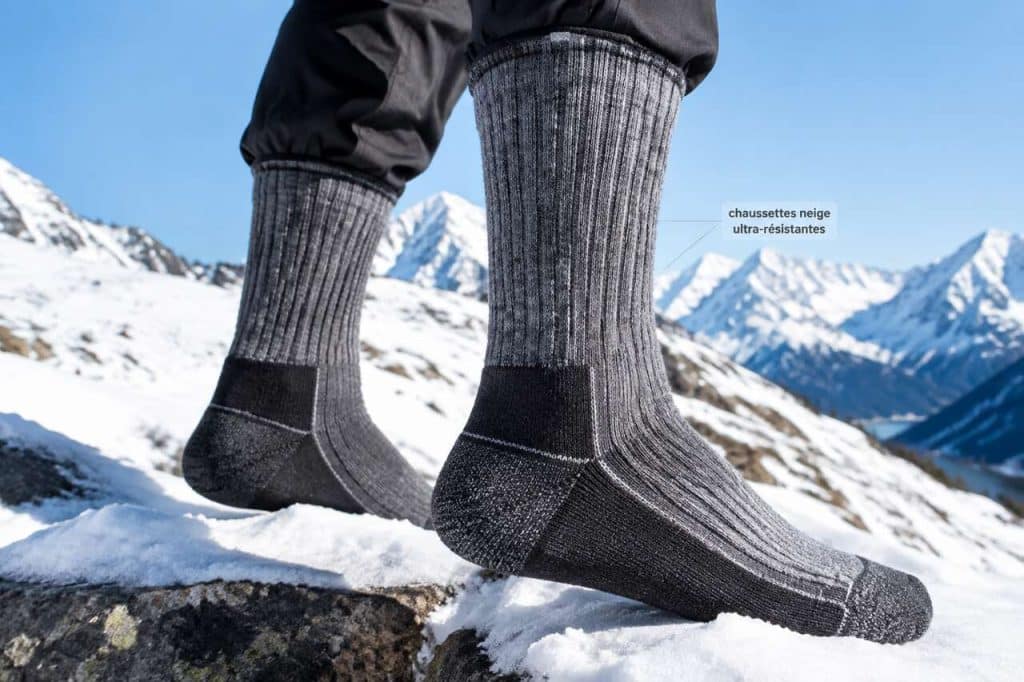 Chaussettes neige ultra-résistantes : guide d'achat et utilisation