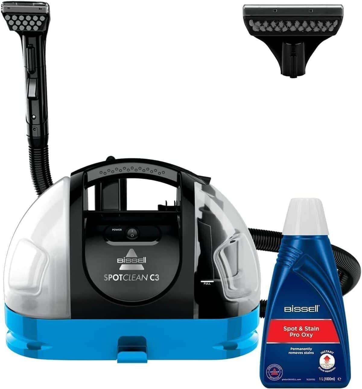 Test Bissell SpotClean C3 : aspirateur laveur portable 340W
