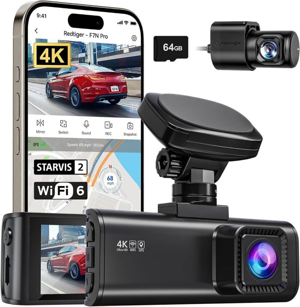 Test dashcam Redtiger 4K : performance et sécurité optimale