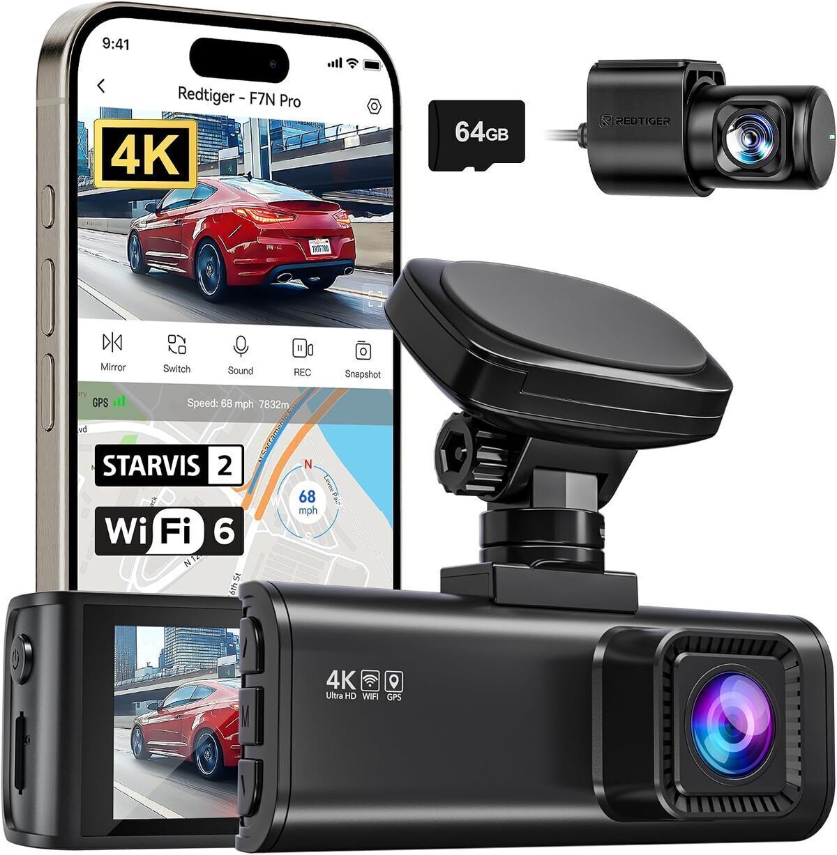 Test dashcam Redtiger 4K : performance et sécurité optimale