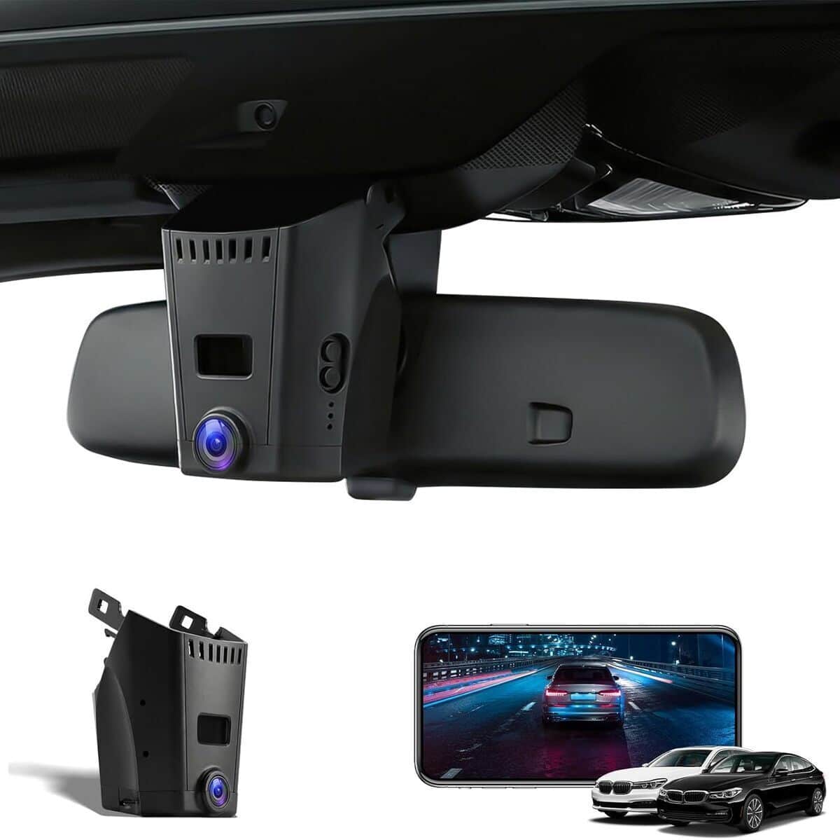 Test de la dashcam Camecho 4K vision nocturne pour BMW série 5 et 7