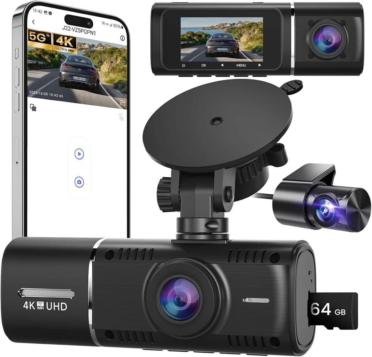 Test de la dashcam MRSXWPY : vision nocturne et enregistrement 4K