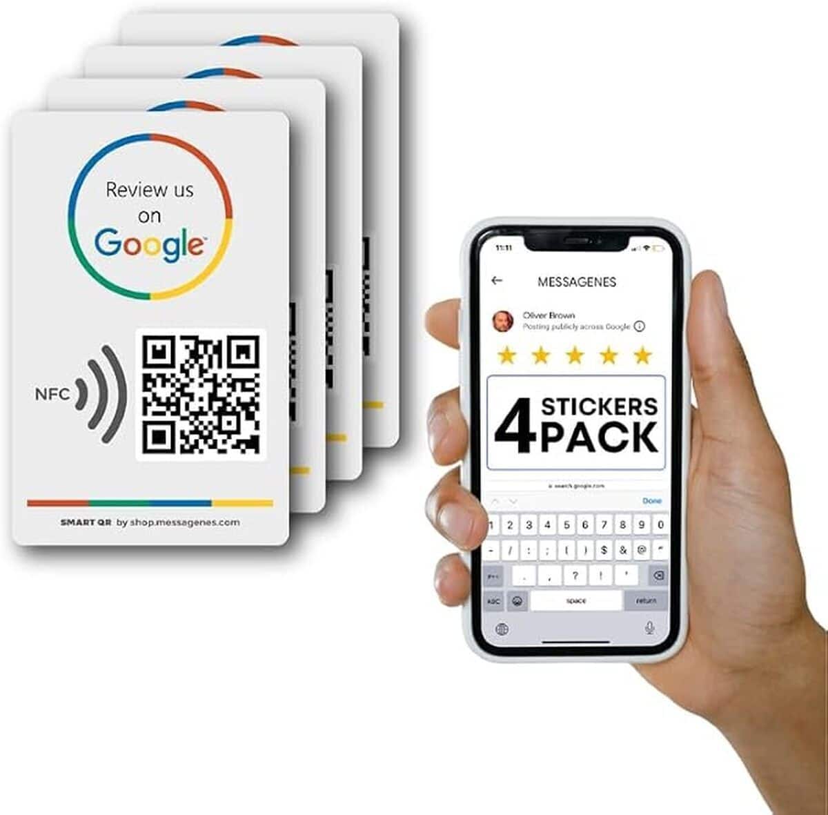 Test du sticker NFC Boost My Reviews : avis simplifié sur Google