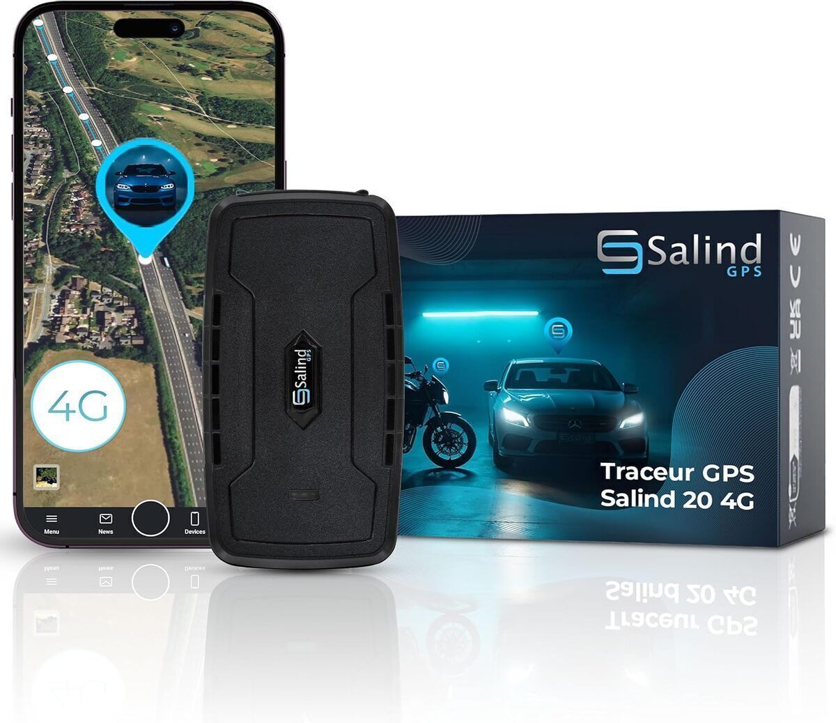 Test : salind 20 GPS traceur 4G suivi longue durée