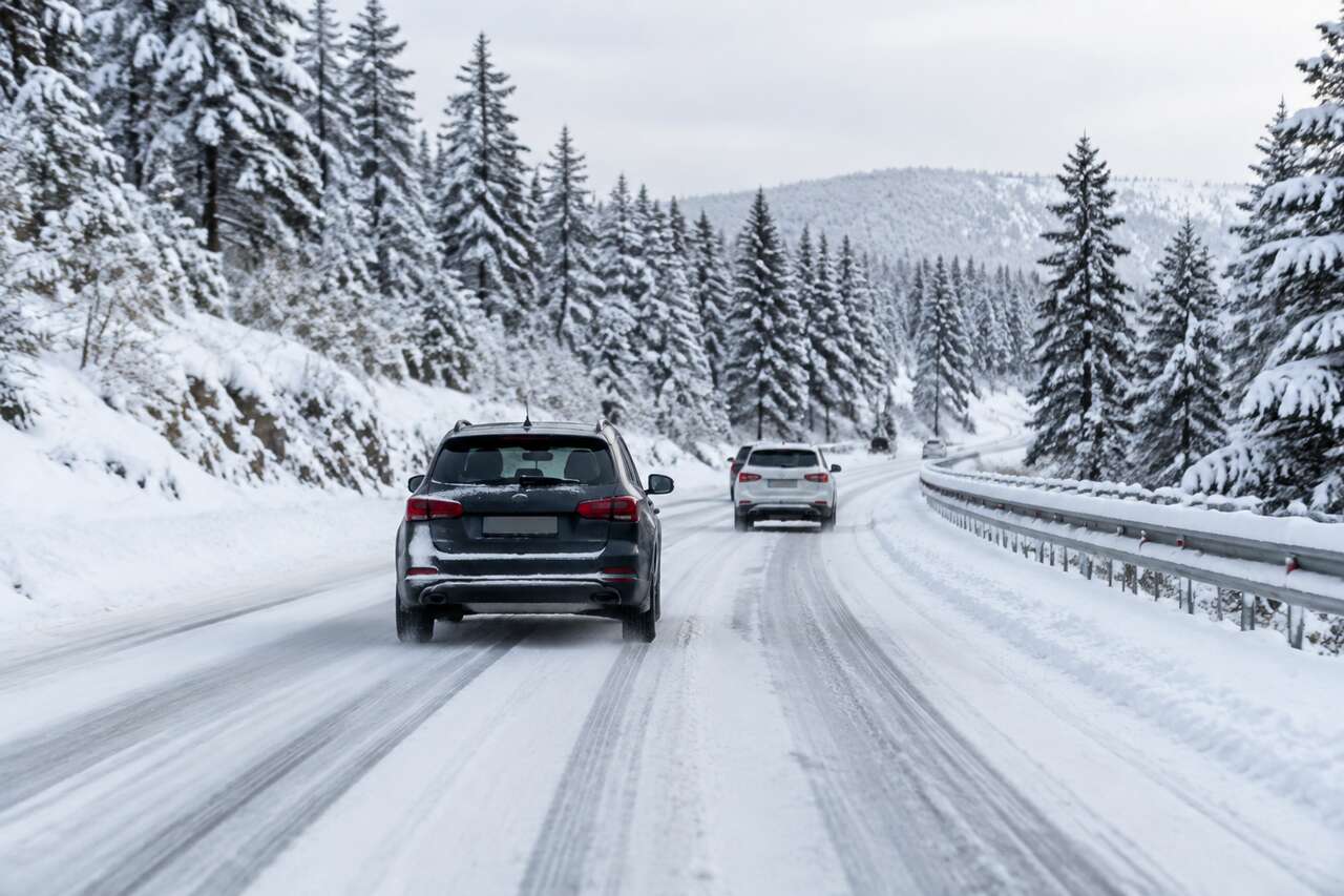 Ralentir et freiner sur neige : frein moteur, abs et distances Ralentir et freiner sur neige : frein moteur, abs et distances