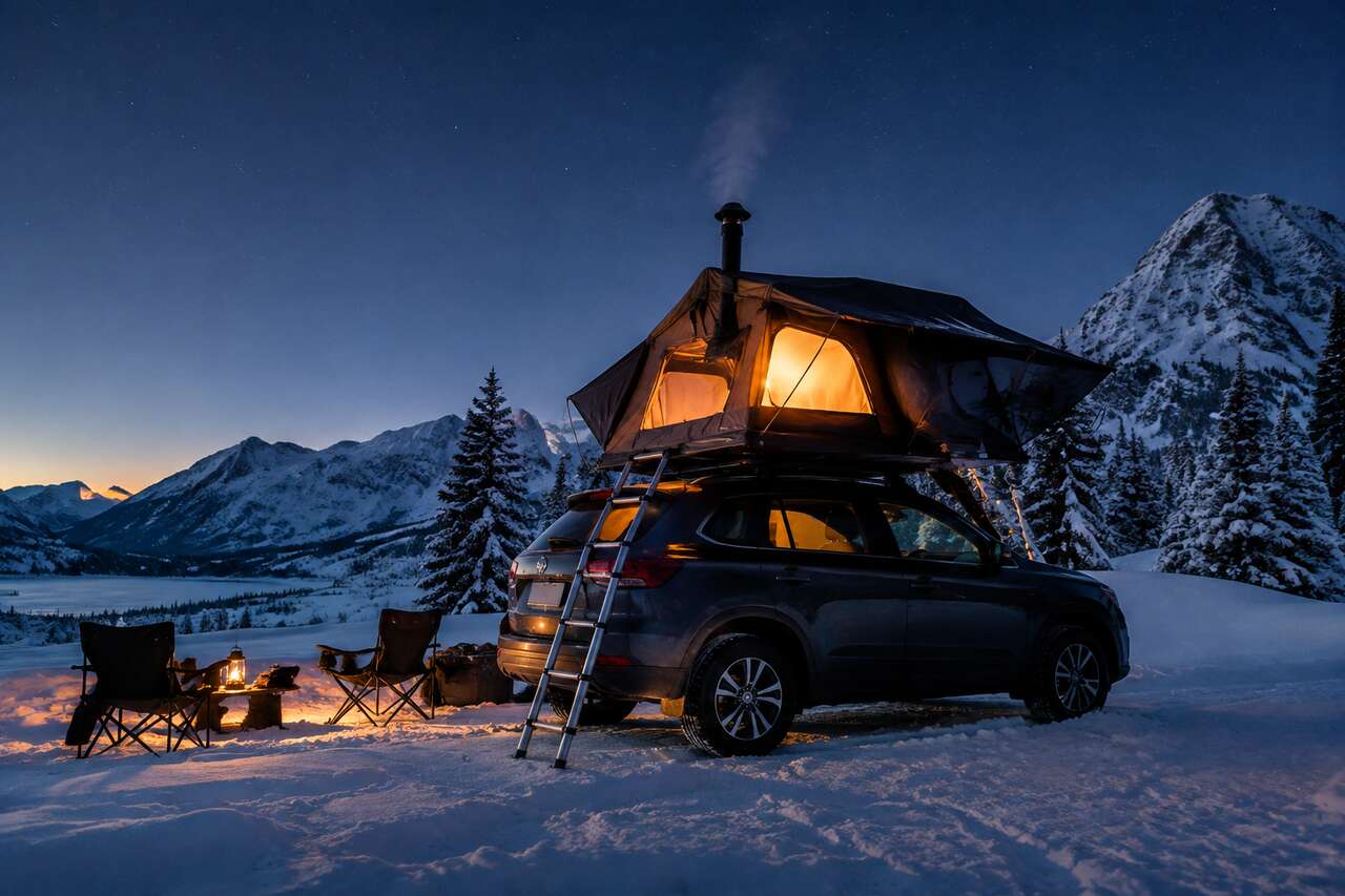 Nuit en voiture l’hiver: faisable, mais sous conditions de sécurité et de ventilation Nuit en voiture l’hiver: faisable, mais sous conditions de sécurité et de ventilation